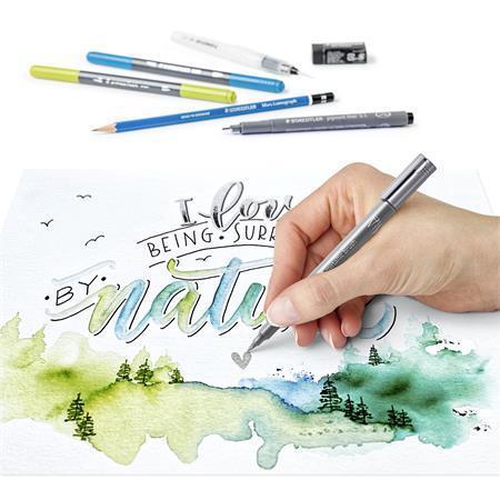 Sada Staedtler Design Journey Hand Lettering Nature 2